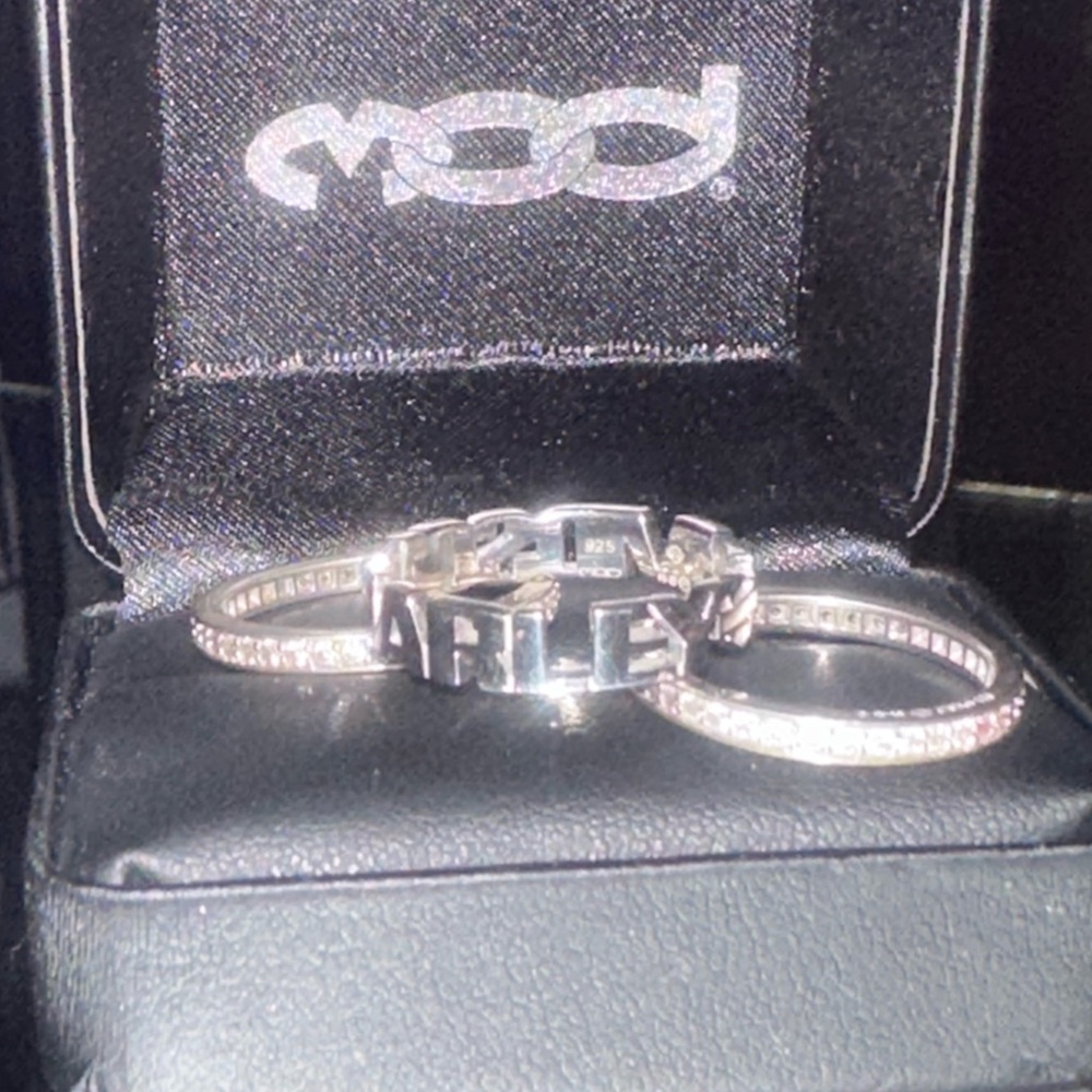 Harley-Davidson Silver Women's Ring Set